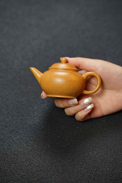 Mini Shui Ping Teapot, Huang Jin Duan Ni, 90ml