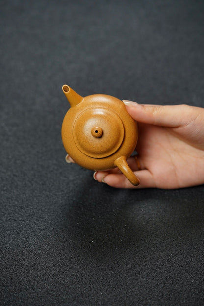 Mini Shui Ping Teapot, Huang Jin Duan Ni, 90ml - view 5