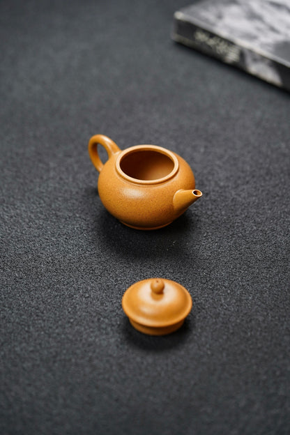 Mini Shui Ping Teapot, Huang Jin Duan Ni, 90ml - view 7
