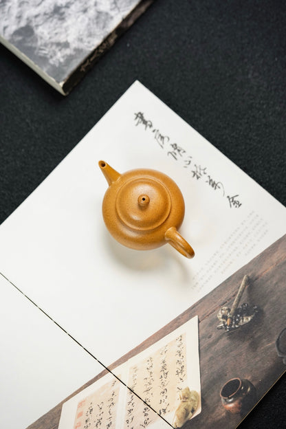 Mini Shui Ping Teapot, Huang Jin Duan Ni, 90ml - view 8
