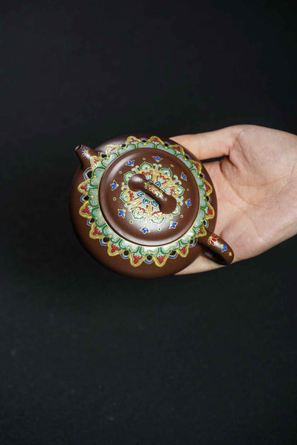 Wu Chen Enamel Teapot, 150ml