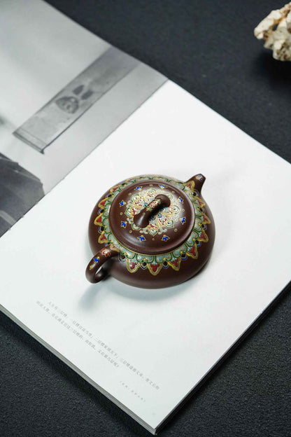 Wu Chen Enamel Teapot, 150ml