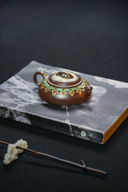 Wu Chen Enamel Teapot, 150ml - view 9