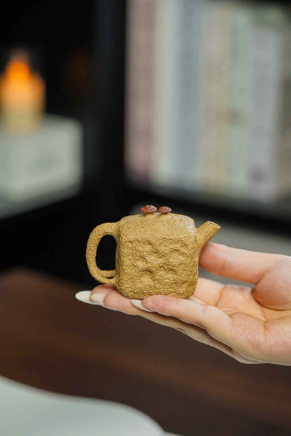 Mini Square Gong Chun Teapot, Duan Ni, 50ml