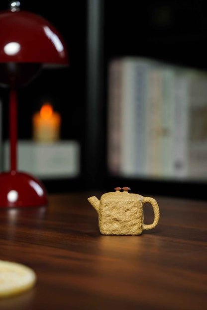 Mini Square Gong Chun Teapot, Duan Ni, 50ml