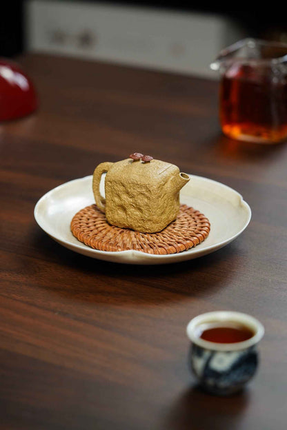 Mini Square Gong Chun Teapot, Duan Ni, 50ml