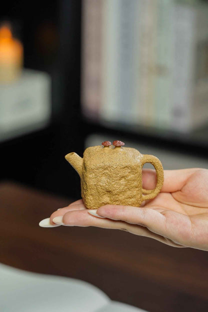 Mini Square Gong Chun Teapot, Duan Ni, 50ml