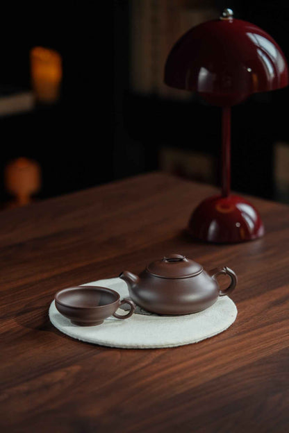 Jian Piao Teapot and Cup Set, Zi Ni, 180ml