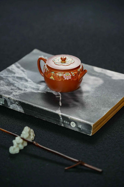 Ze Yuan Wu Xiang Enamel Teapot, 150ml