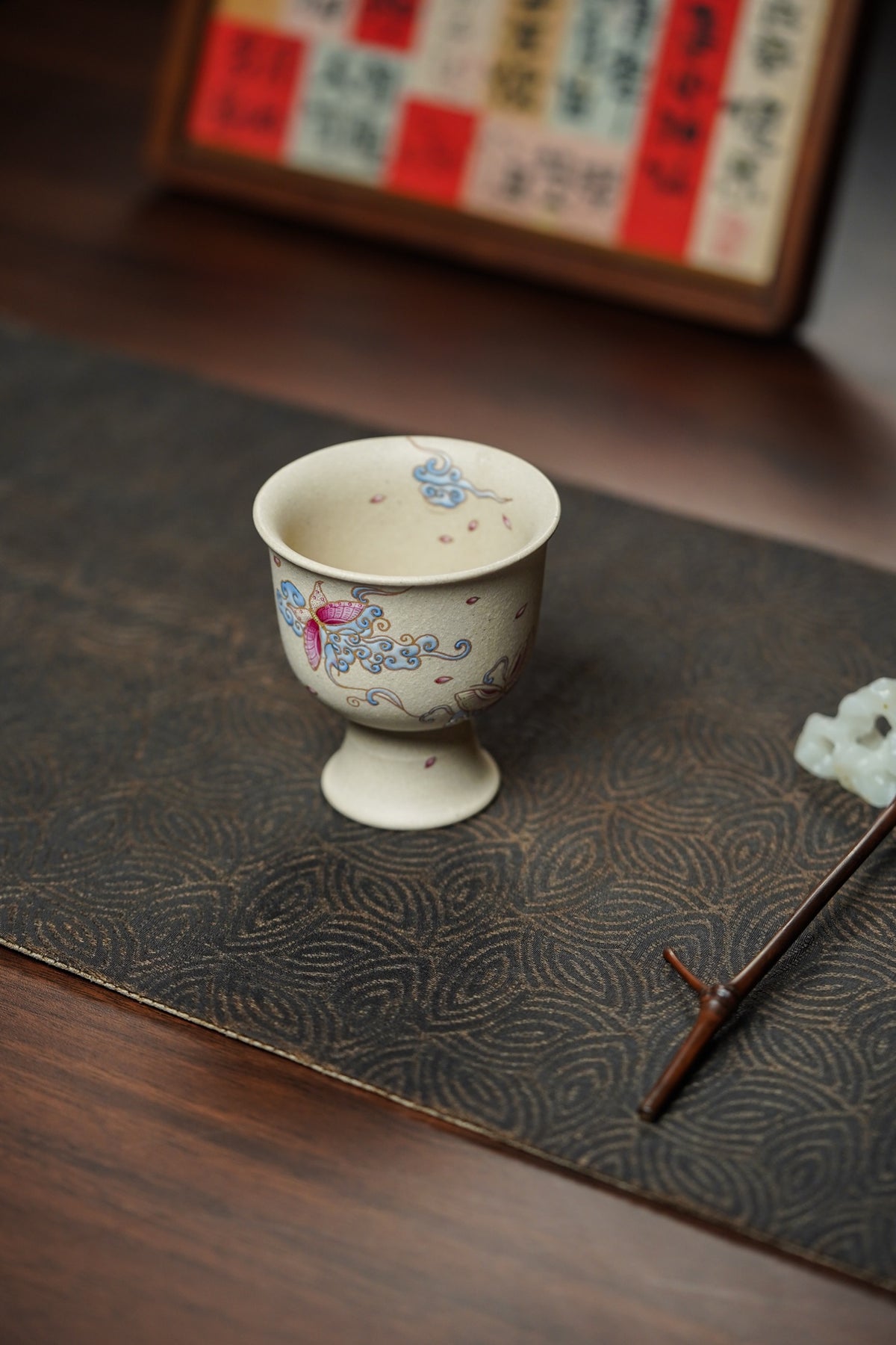 Butterfly and Flower Master Cup, Bai Yu Duan, 90ml - view 3