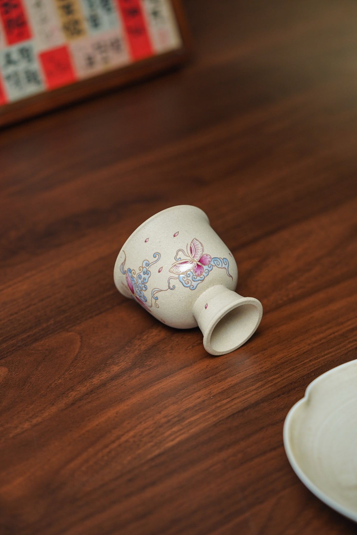 Butterfly and Flower Master Cup, Bai Yu Duan, 90ml - view 7