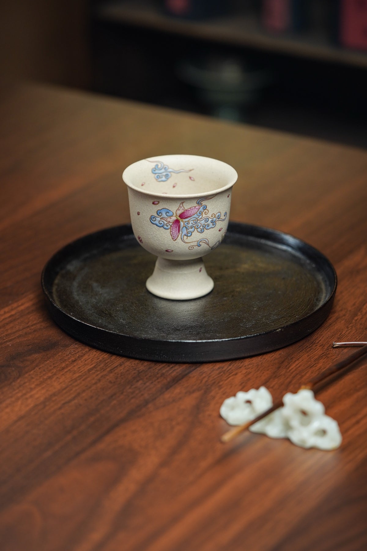 Butterfly and Flower Master Cup, Bai Yu Duan, 90ml - view 8