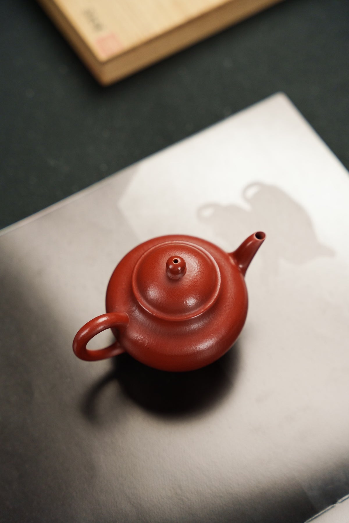 Xiao Jun Le Fully Handmade Yixing Zisha Teapot, Lao Zhu Ni Clay, 150ml - product photograph 6
