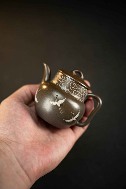 Zhi Hu Er Shi Wood-Fired Yixing Zisha Teapot, 130ml