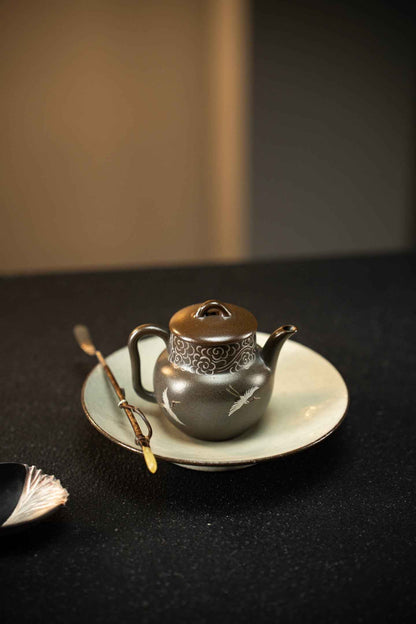 Zhi Hu Er Shi Wood-Fired Yixing Zisha Teapot, 130ml