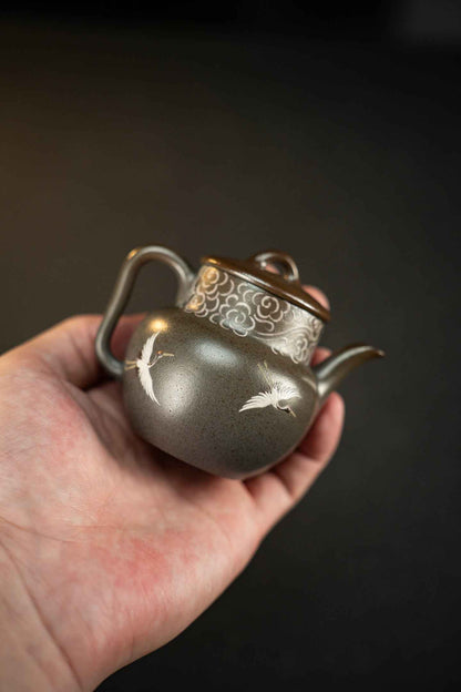 Zhi Hu Er Shi Wood-Fired Yixing Zisha Teapot, 130ml